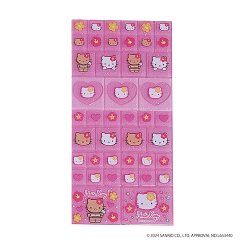 『ハローキティ』HELLO KITTY 2024 GOGOギャル COLLECTION 90s タイルシール ハイビスカス